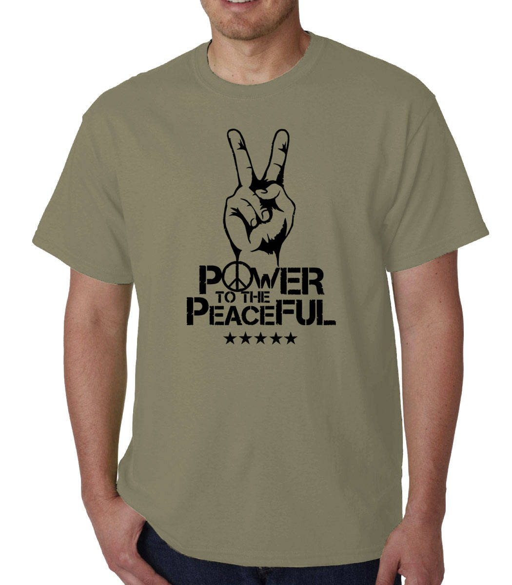 Power to the Peaceful t-shirt