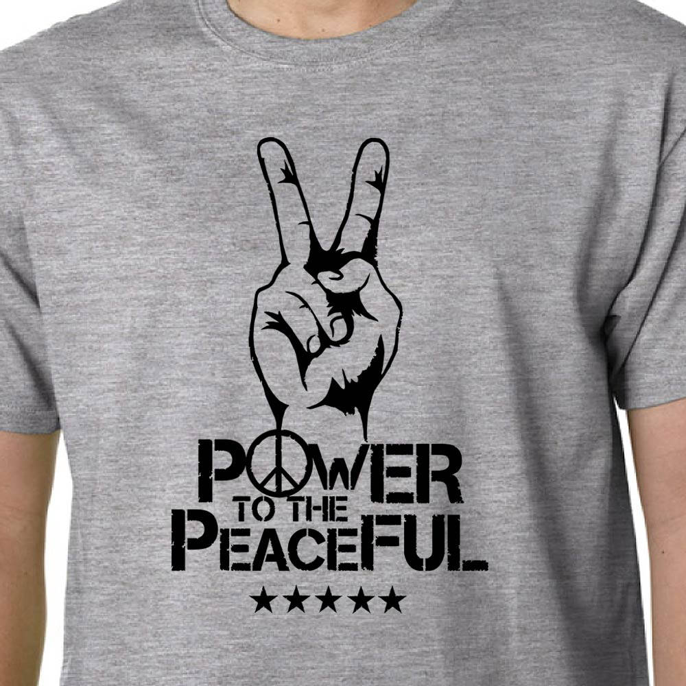 Power to the Peaceful t-shirt