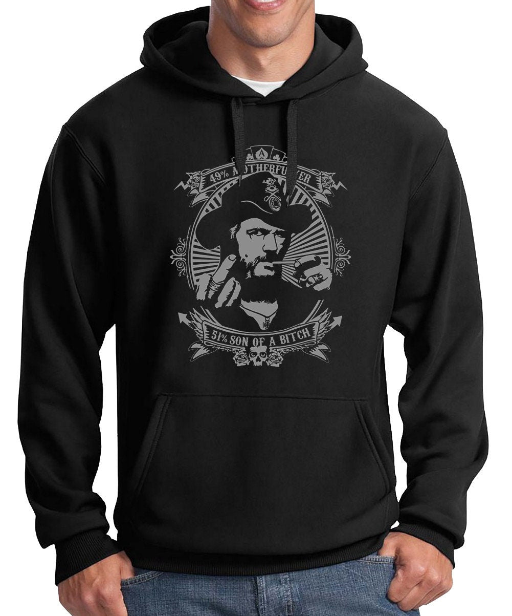 LEMMY 49% Motherf***** 51% Son Of A Bitch Hoodie