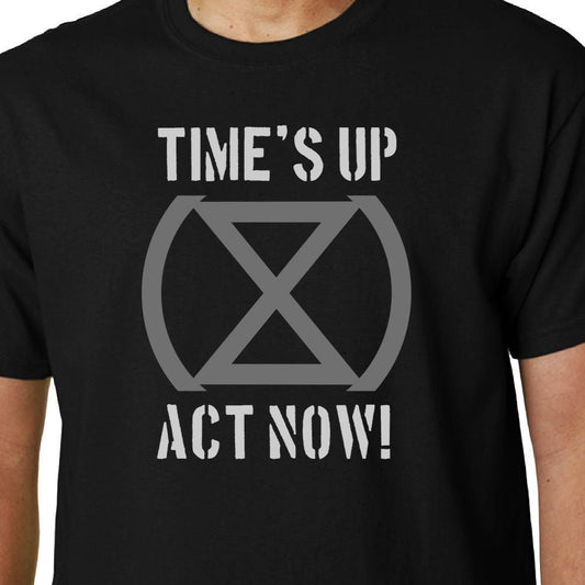 Time's Up Act Now! t-shirt