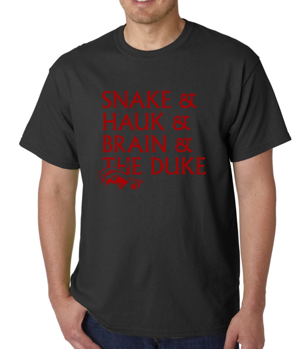 Snake & Hauk & Brain & The Duke (Escape from New York) t-shirt