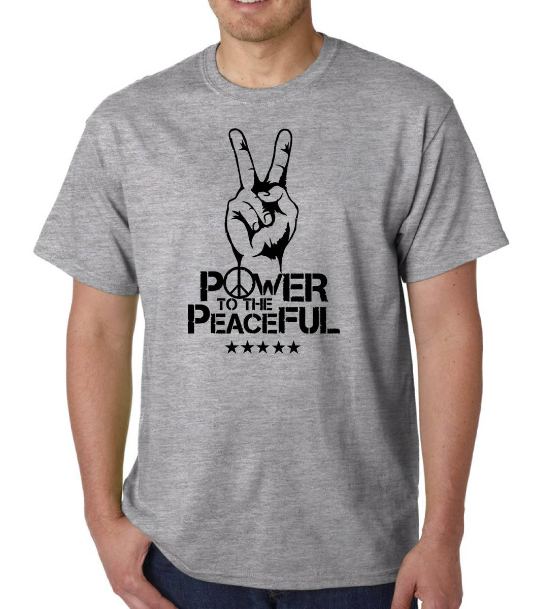 Power to the Peaceful t-shirt